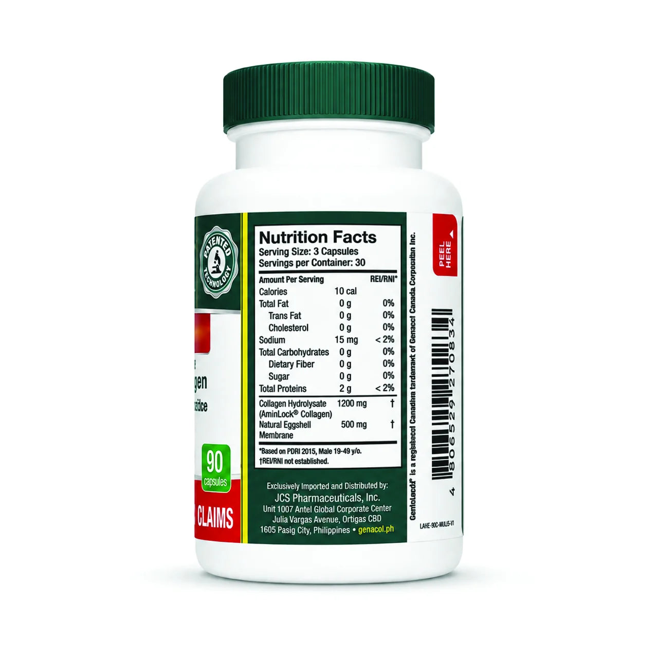 Genacol 5D AminoLock Collagen with Eggshell Membrane 90 Capsules