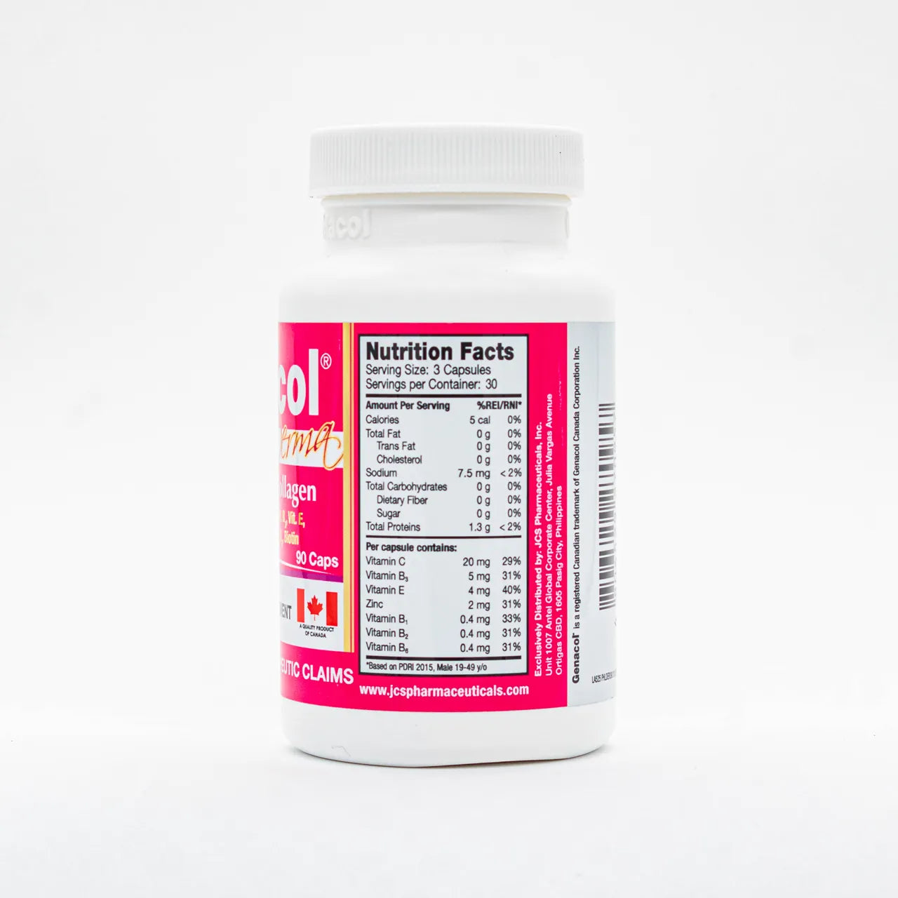 Genacol Derma AminoLock Collagen with Vit C, Vit B, Biotin 90 Capsules
