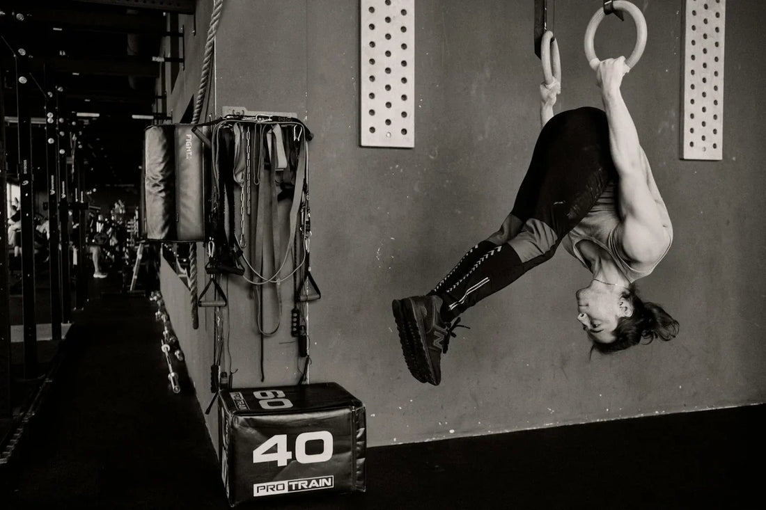 Person exercising with weights at gym to improve workout performance and fitness training results