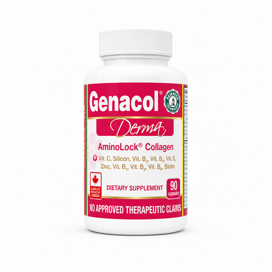 Genacol Derma AminoLock Collagen with Vit C, Vit B, Biotin 90 Capsules