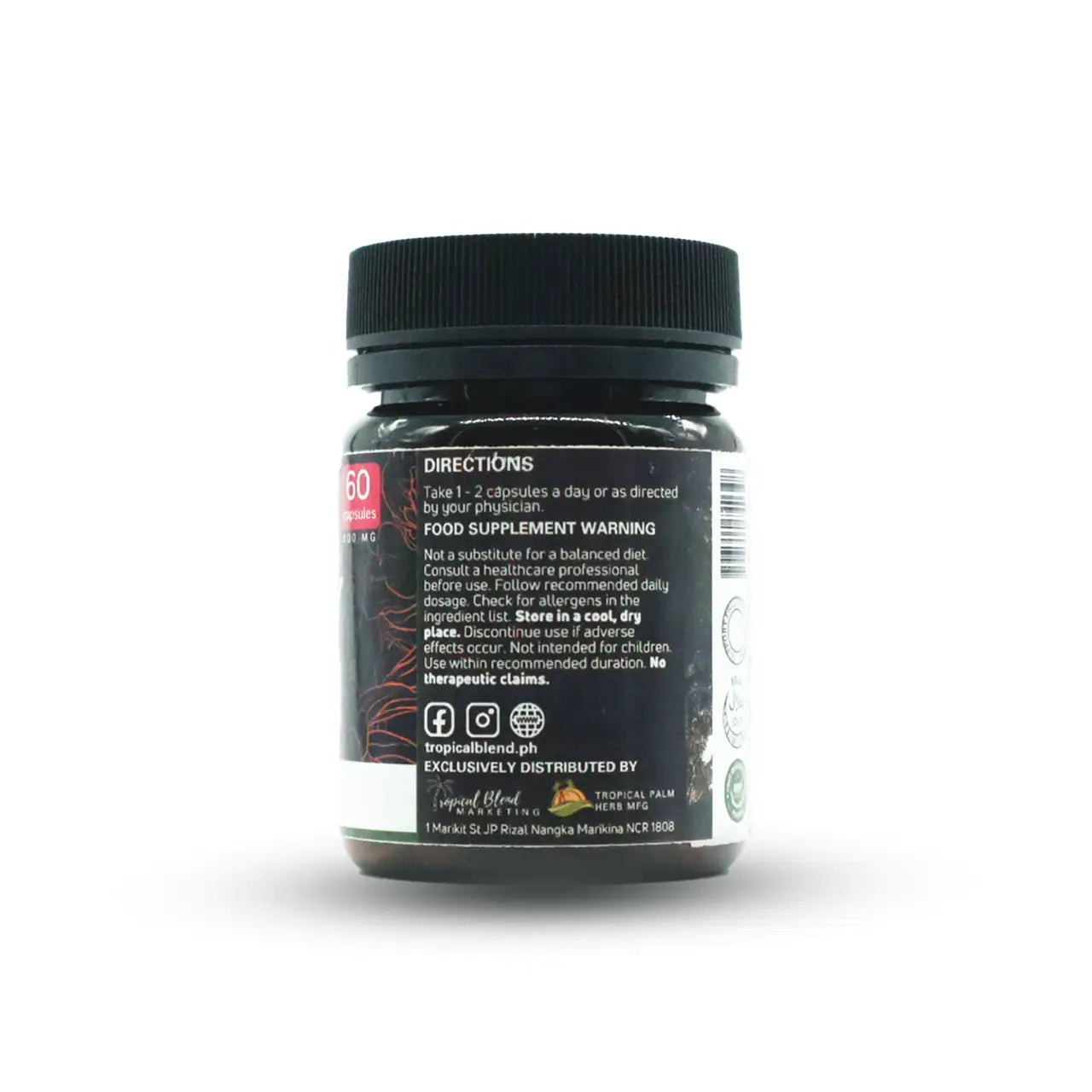Malunggay Capsule by Tropical Blend (60 capsules)