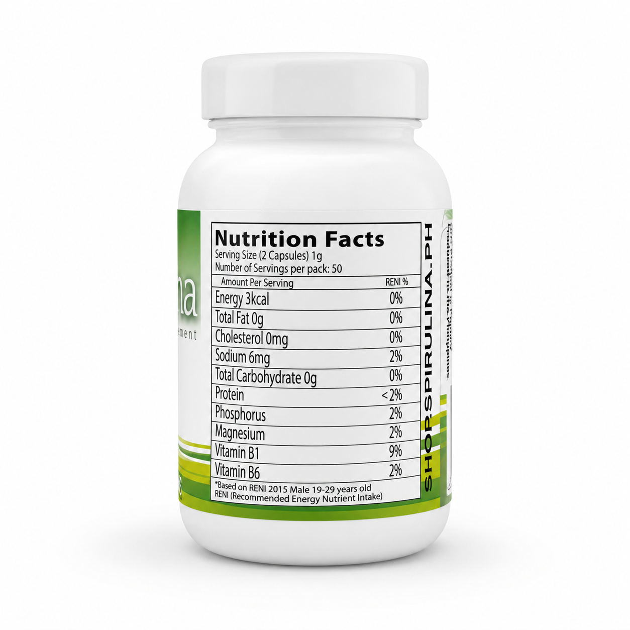 Aztec Spirulina 100 Capsules