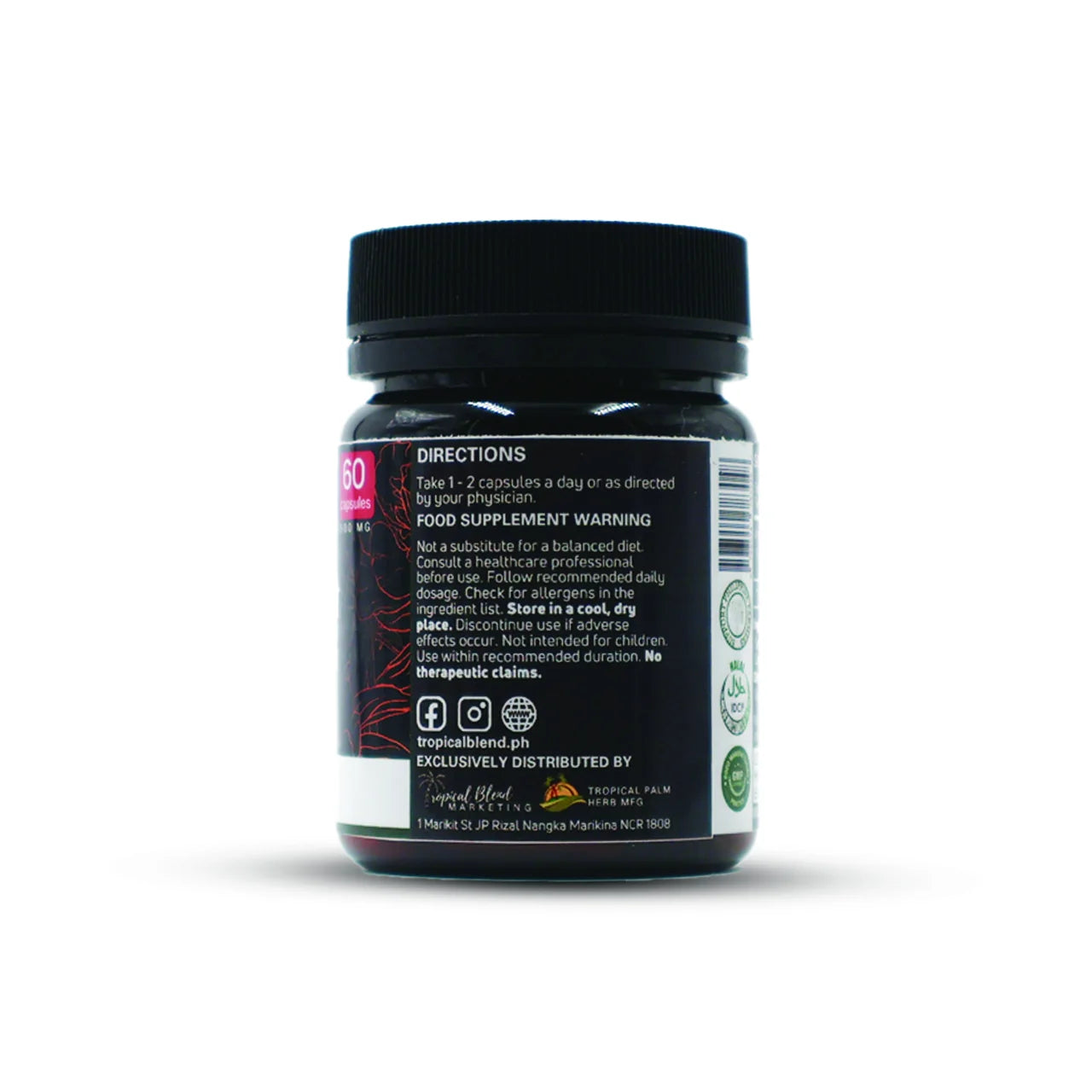 Serpentina Capsule by Tropical Blend (60 Capsules)