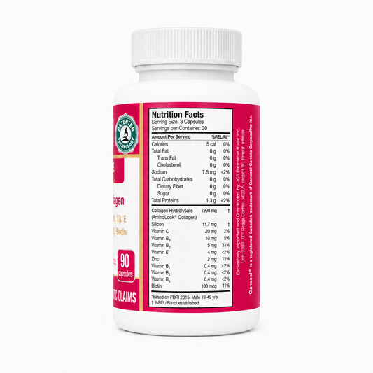 Genacol Derma AminoLock Collagen with Vit C, Vit B, Biotin 90 Capsules