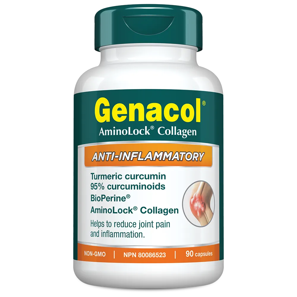 Genacol AI AminoLock Collagen with Curcumin and Piperine 90 Capsules