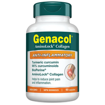 Genacol AI AminoLock Collagen with Curcumin and Piperine 90 Capsules