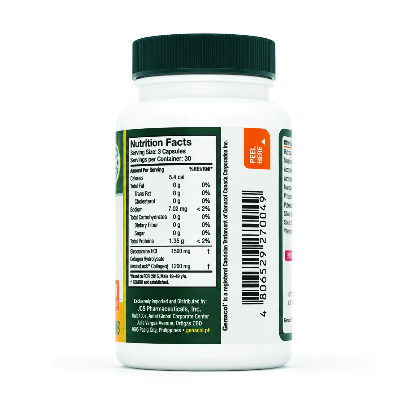 Genacol Plus AminoLock Collagen with Glucosamine 90 Capsules