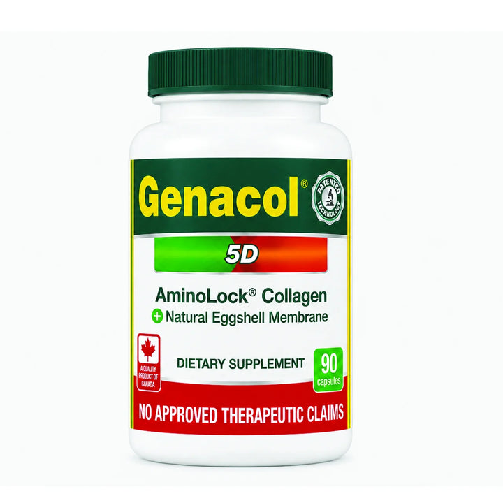 Genacol 5D AminoLock Collagen with Eggshell Membrane 90 Capsules