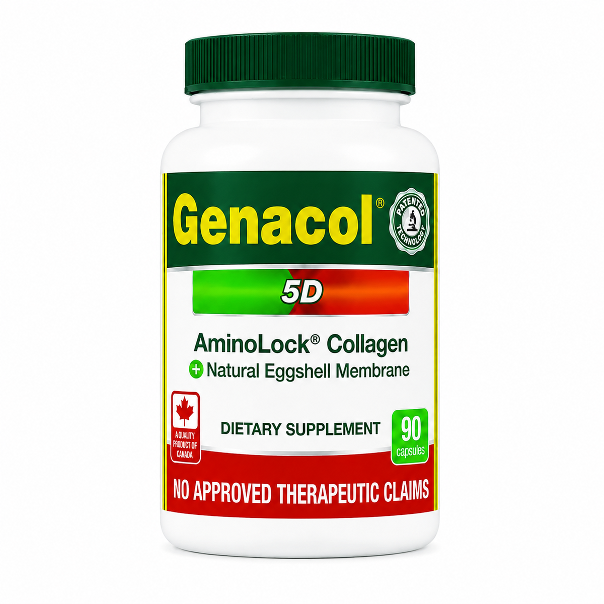 Genacol 5D AminoLock Collagen with Eggshell Membrane 90 Capsules