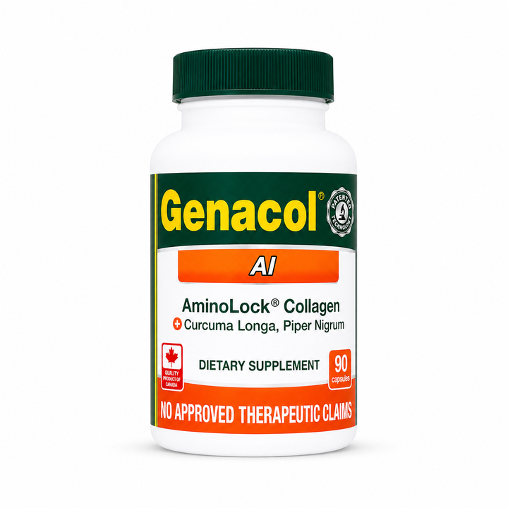 Genacol AI AminoLock Collagen with Curcumin and Piperine 90 Capsules