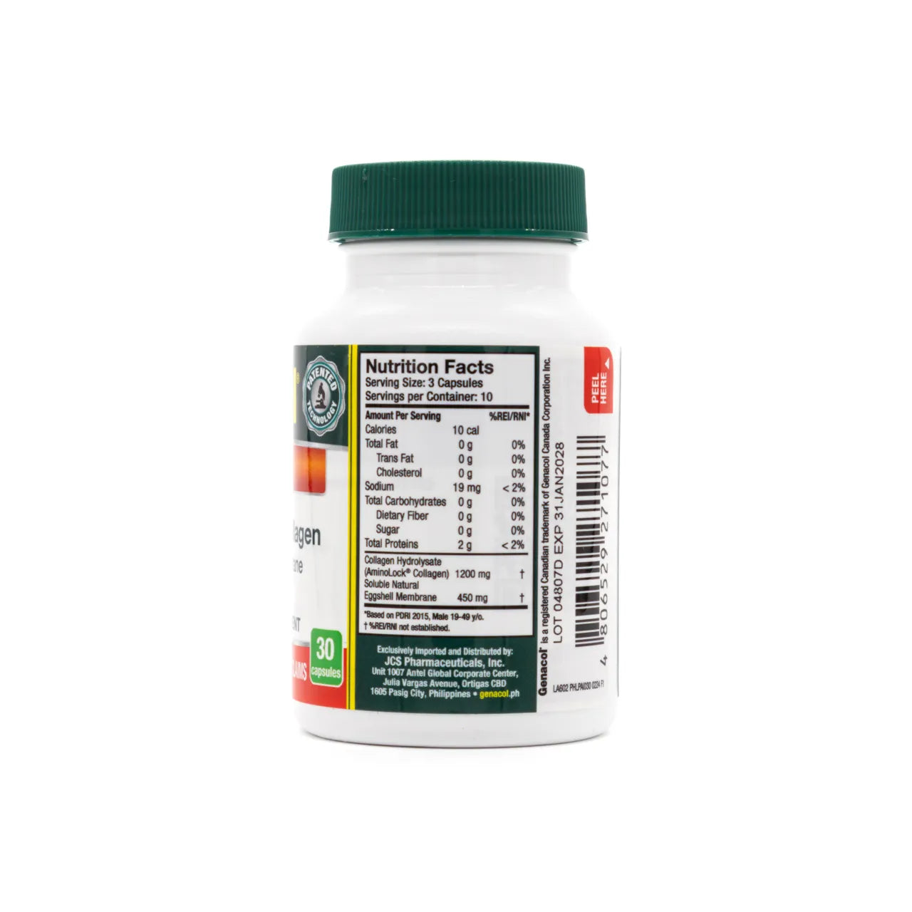 Genacol 5D AminoLock Collagen with Eggshell Membrane 90 Capsules