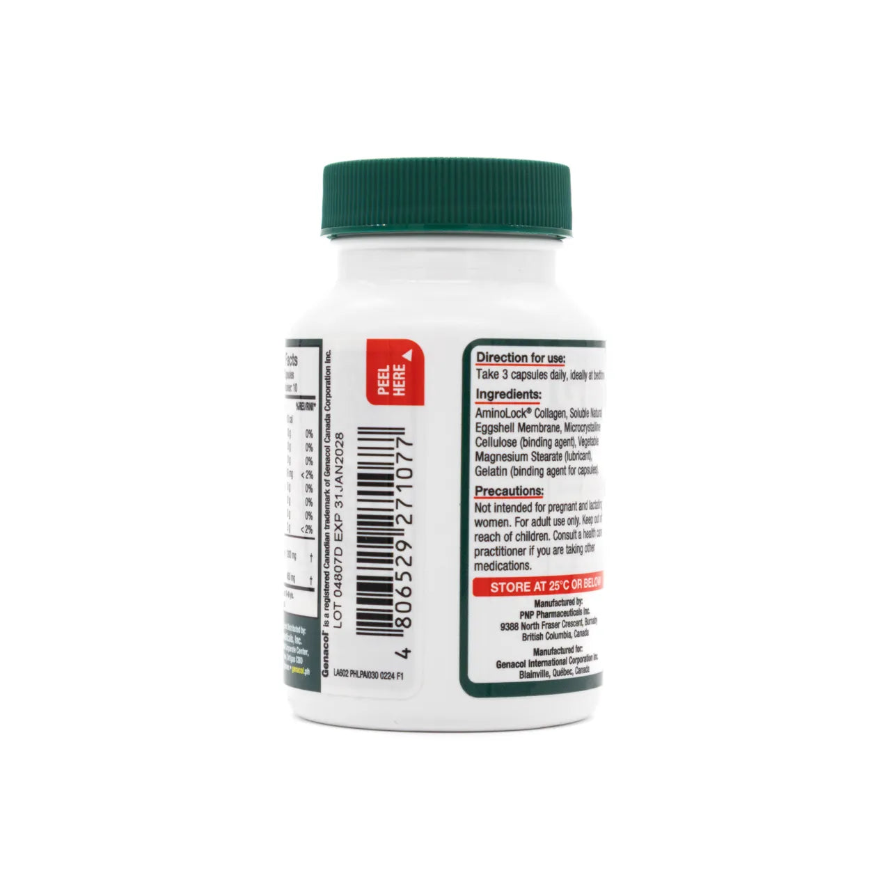 Genacol 5D AminoLock Collagen with Eggshell Membrane 90 Capsules