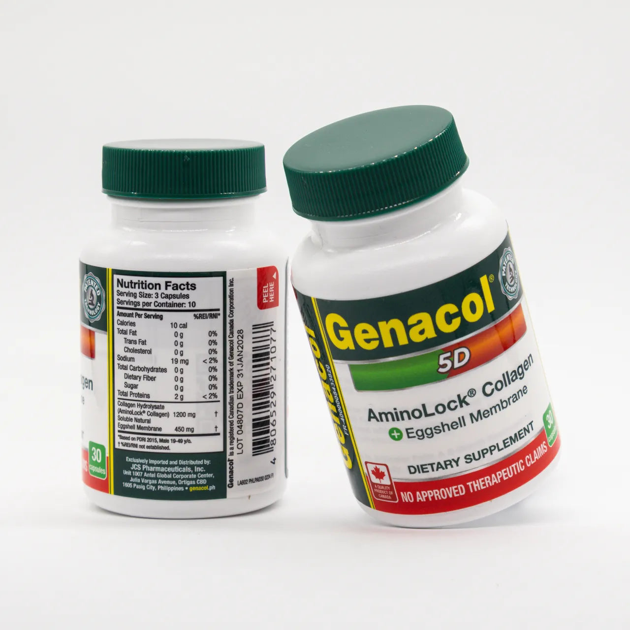Genacol 5D AminoLock Collagen with Eggshell Membrane 90 Capsules